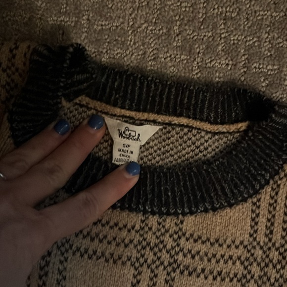 Vintage Woolrich Nature Forest Graphic Sweater Small - Picture 4 of 5